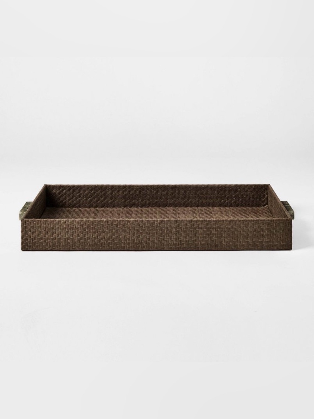 10ā Rectangular Woven Tray- Threshold designed with Studio McGee